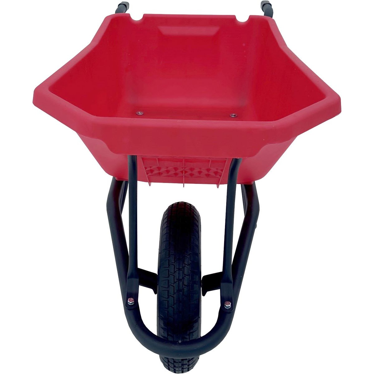 Тачка Вариант-120 л. строительная одноколесная с цветным пластиковым кузовом