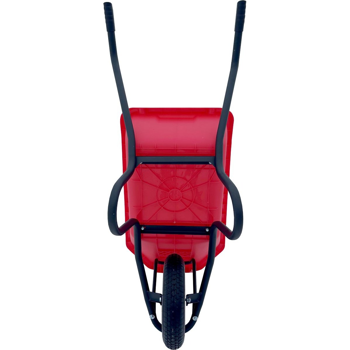 Тачка Вариант-120 л. строительная одноколесная с цветным пластиковым кузовом