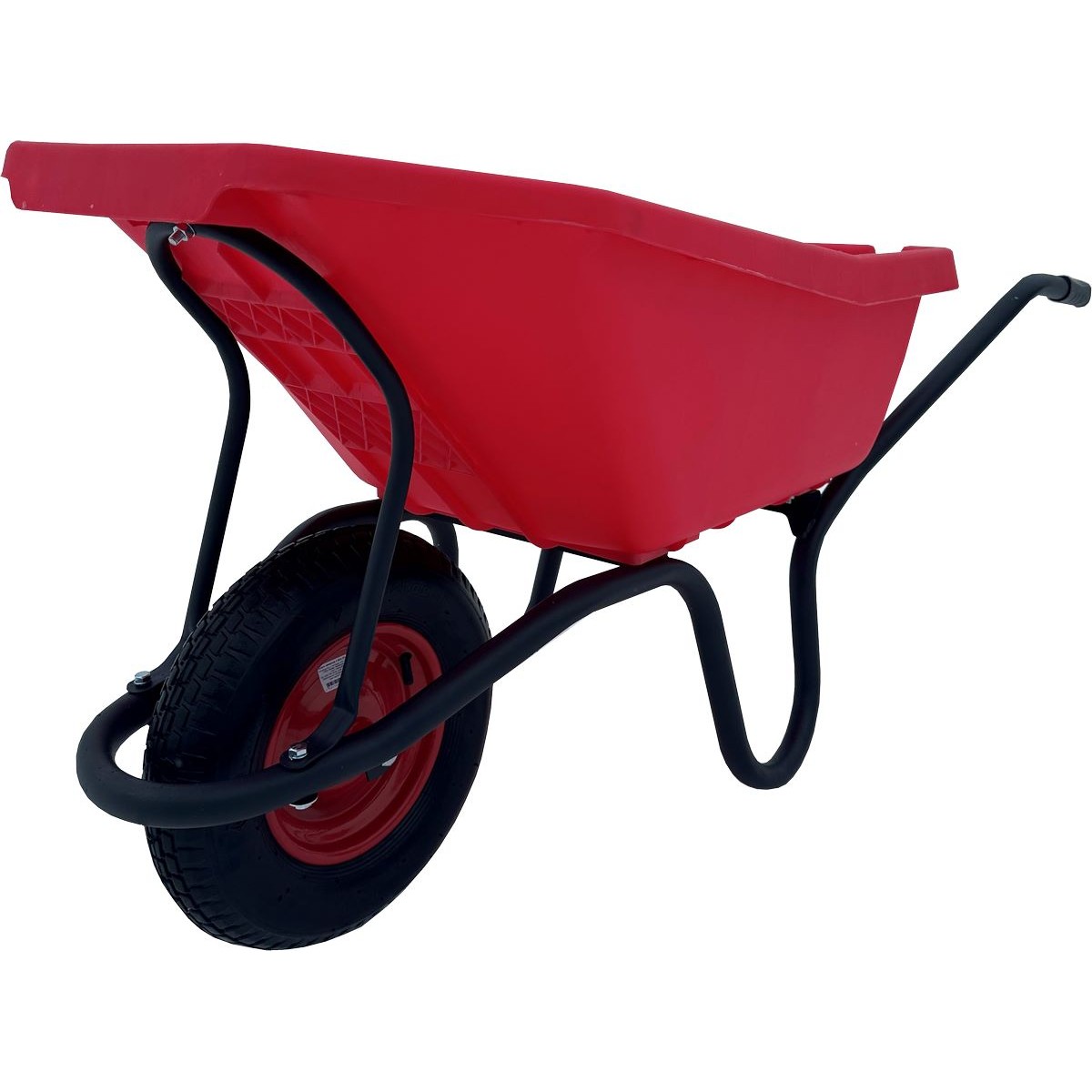 Тачка Вариант-120 л. строительная одноколесная с цветным пластиковым кузовом