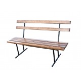 Скамейка Металлическая СП со спинкой 1,5 м.