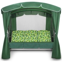 Качели садовые Рандеву Люкс Зеленые