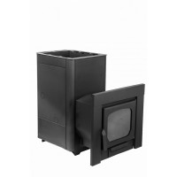 Печь для бани Мини Удлиненная Топка Панорамная Дверь