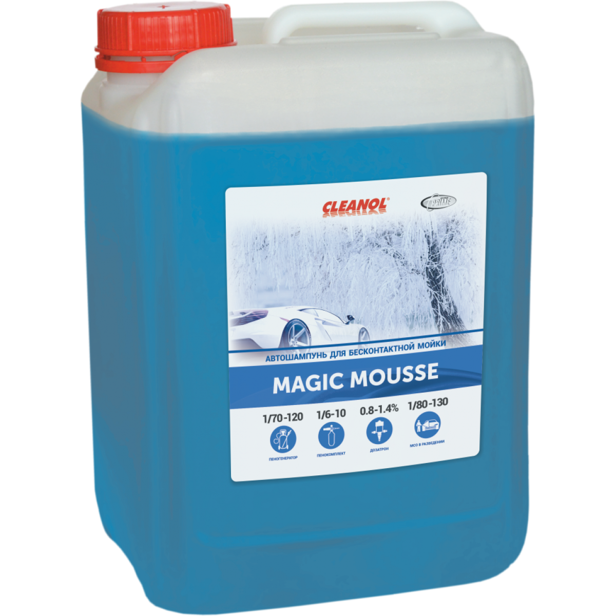 Автошампунь Cleanol Magic Mousse 22 кг.