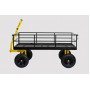 Тележка садовая 4-х колёсная с откидными бортами ТС1840