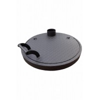 Крышка на бочку для сжигания мусора 61 см., сталь 3 мм.