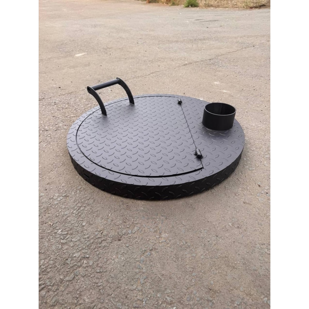 Крышка на бочку для сжигания мусора 61 см., сталь 3 мм.