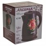 Чайник электрический 1500 Вт, 1,8 л АКСИНЬЯ КС-1051 "Узоры" черный