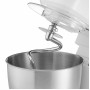 Миксер 1000 Вт с чашей 3,5 л планетарный многофункциональный DELTA LUX DE-7900P белый с серым
