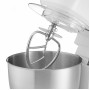 Миксер 1000 Вт с чашей 3,5 л планетарный многофункциональный DELTA LUX DE-7900P белый с серым