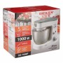 Миксер 1000 Вт с чашей 3,5 л планетарный многофункциональный DELTA LUX DE-7900P белый с серым