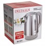 Чайник электрический 2000 Вт, 1,8 л DELTA LUX DE-1015 серый