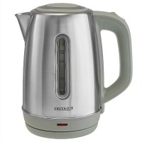 Чайник электрический 2000 Вт, 1,8 л DELTA LUX DE-1015 серый