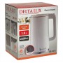 Чайник электрический 2200 Вт, 1,8 л DELTA LUX DE-1011, двойной корпус, белый