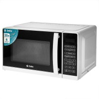 Микроволновая печь 700 Вт, 20 л DELTA DL-89L20 белая, LED-дисплей, 6 автопрограмм
