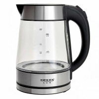 Чайник электрический 2200 Вт, 1,7 л DELTA LUX DE-1004 черный