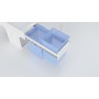 Система сортировки Hailo Tandem 30л на распашной фасад от 300 мм, антибактериальная, белый/голубой, 3666661