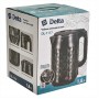 Чайник электрический 1500 Вт, 1,8 л DELTA DL-1117, двойной корпус, черный