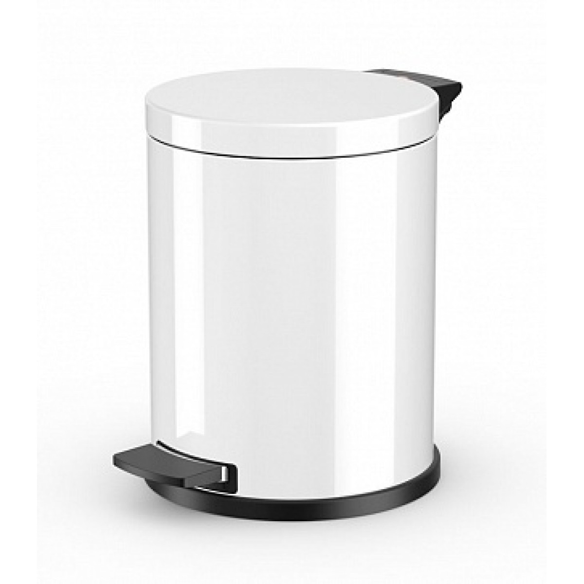 Ведро для Мусора с Педалью Hailo ProfiLine Solid M 12л 0514-089