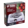 Плита электрическая 1000 Вт настольная 1-конфорочная DELTA D-703 белая