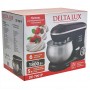 Миксер 1800 Вт с чашей 5 л планетарный многофункциональный DELTA LUX DE-7901P черный