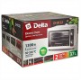 Духовка электрическая 1300 Вт 37 л DELTA D-0122 серая