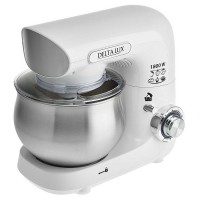 Миксер 1800 Вт с чашей 5 л планетарный многофункциональный DELTA LUX DE-7902P белый