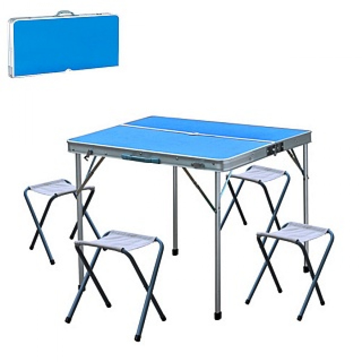 Набор: стол складной с 4-мя стульями НТО6-0039/5