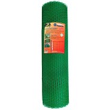 Сетка садовая пластиковая ромбическая Гидроагрегат 40x40мм, 1.5x20м, зеленая