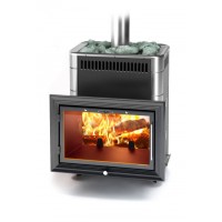 Печь для бани TMF Витрувия 2 Inox БСЭ ТО антрацит НВ