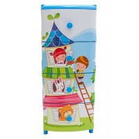 Комод пластиковый. Элластик с рисунком ТЕРЕМОК.