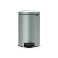 Мусорный бак с педалью Brabantia newIcon (12 л), Мятный металлик