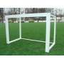 Ворота футбольные алюминиевые цельные 1.2 х 0.8, профиль 80 х 40 мм без сетки
