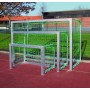 Ворота футбольные алюминиевые складные 1.2 х 0.8, профиль 80 х 40 мм без сетки