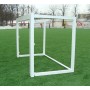 Ворота футбольные алюминиевые складные 1.2 х 0.8, профиль 80 х 40 мм без сетки