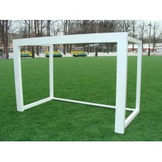 Ворота футбольные алюминиевые складные 1.8 х 1.2м, профиль 80 х 40 мм без сетки
