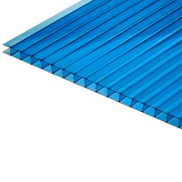 Сотовый поликарбонат 4 мм. синий