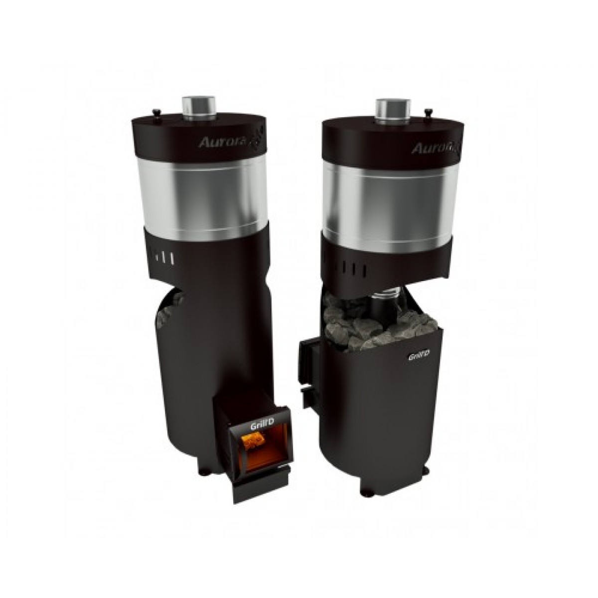 Печь для бани Grill’D Aurora 160 Trio long black