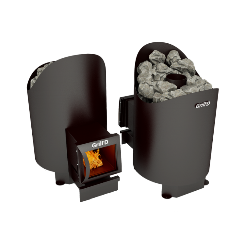 Печь для бани Grill’D Aurora 160 long black