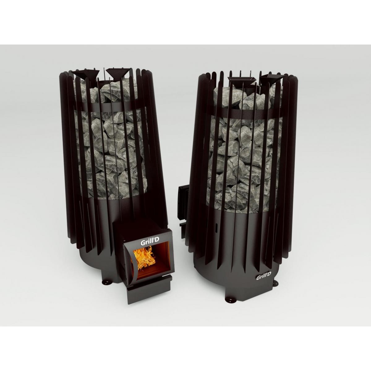 Печь для бани Grill’D Cometa Vega 180 long black