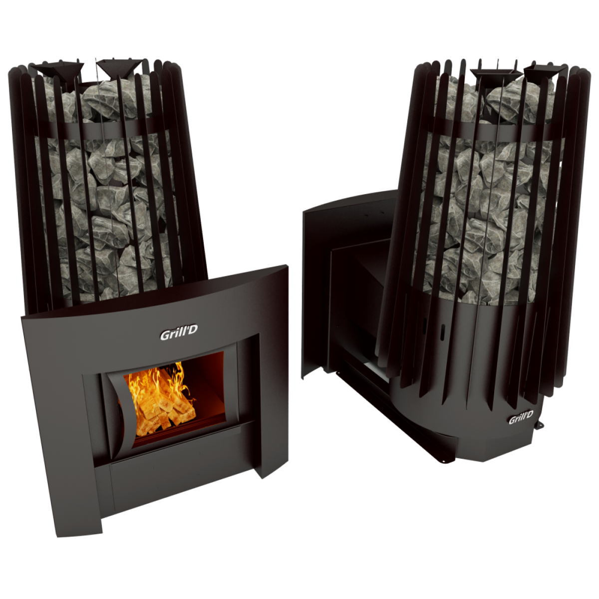 Печь для бани Grill’D Cometa Vega 180 window black