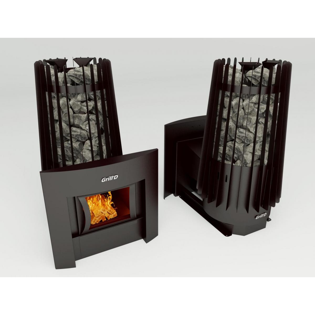 Печь для бани Grill’D Cometa 180 window black