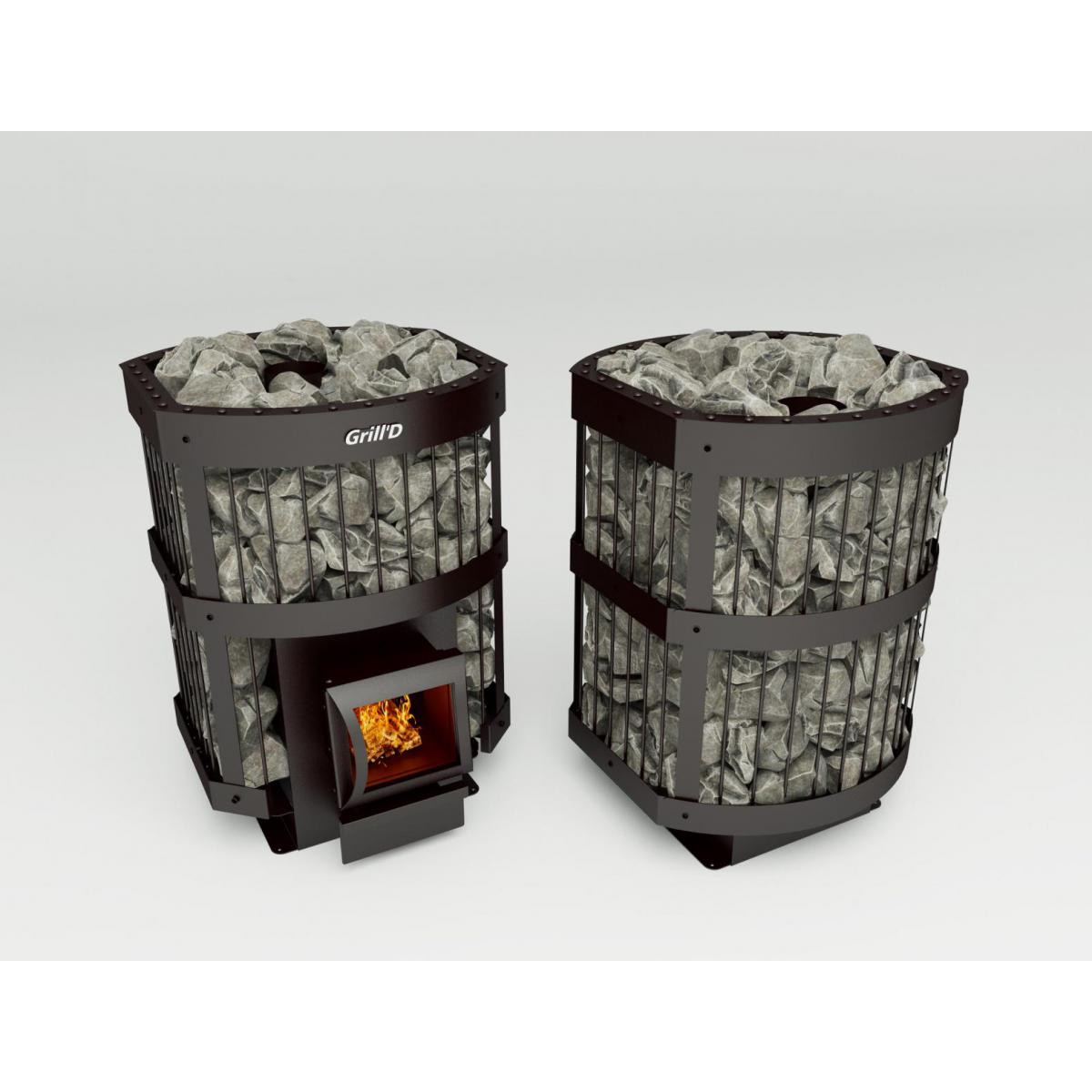 Печь для бани Grill’D Leo II 130 short black