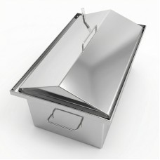 Коптильня с гидрозатвором домиком Ольховый дым Фортуна  500х250х200