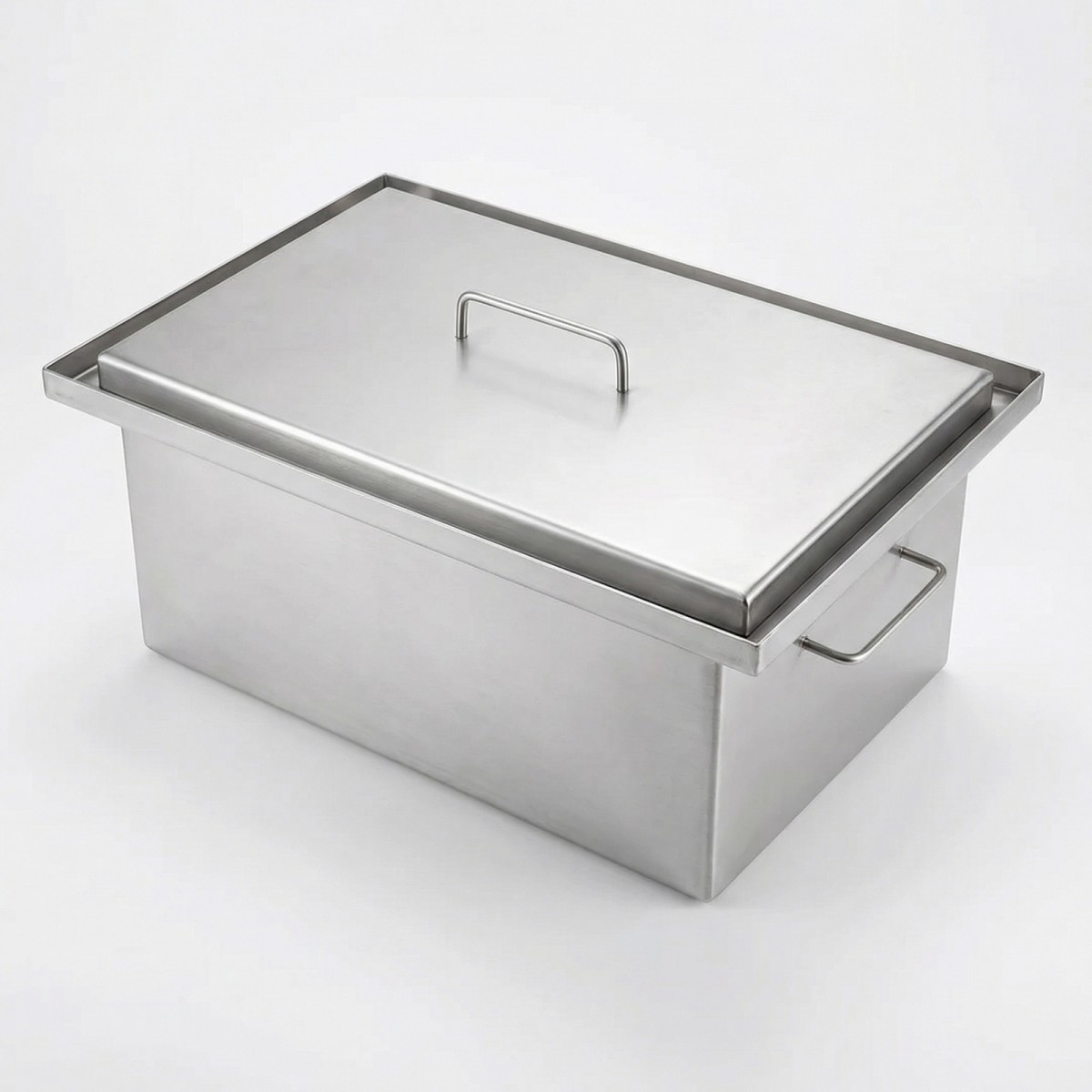 Коптильня Ольховый дым Престиж 450х250х200 (толщина 2 мм сталь 304 не магнит.) с гидрозатвором